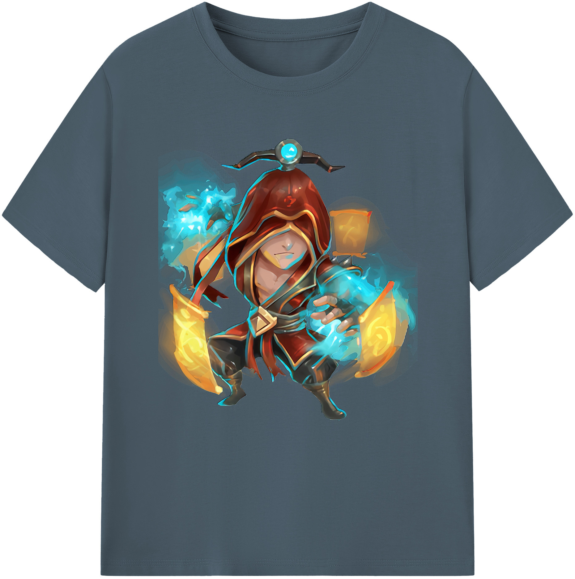 リーグ・オブ・レジェンド League of Legends LOL 綿100％半袖Tシャツ（フロントプリント）